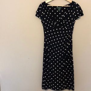 Ralph Lauren Ruched Jersey Dress